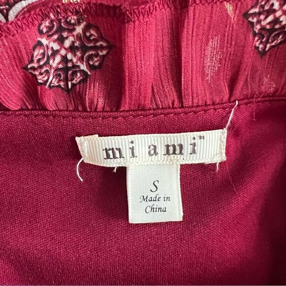 Francesca’s Miami Red Maxi Dress size M - Picture 4 of 5